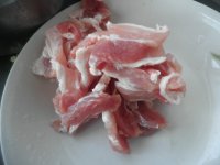 口蘑炒肉片