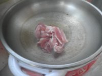 口蘑炒肉片