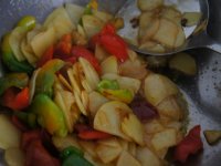 彩椒土豆片