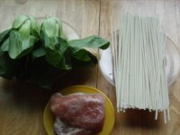 肉丝菜汤面
