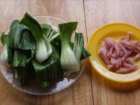 肉丝菜汤面