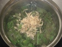 莴苣叶虾米汤