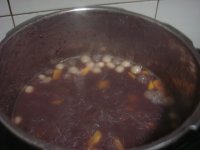红豆红薯丸子汤