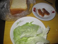 鸡柳三明治