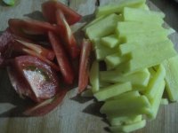 土豆西红柿疙瘩汤