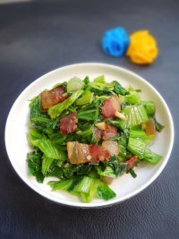腊肉芥菜