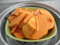 南瓜豆沙卷