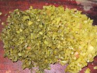 萝卜缨肉末香干千张包