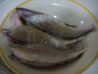 酸豆角烧小黄鱼