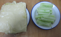 东北豆皮卷京酱肉丝