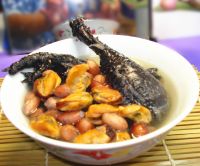 乌鸡淡菜花生米汤
