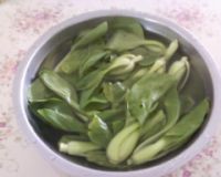 青菜炒香菇