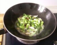 青菜炒香菇