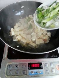 大葱炒豆腐
