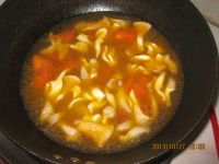 瘦肉蘑菇西红柿面汤