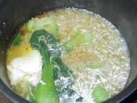青菜鸡蛋方便面