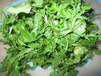 辣椒荠菜煎饼