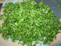 辣椒荠菜煎饼