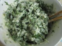 辣椒荠菜煎饼