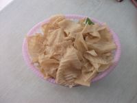 拌豆腐皮菜叶