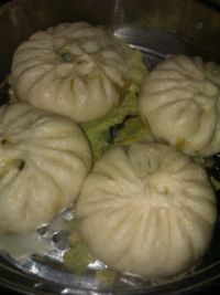 韭菜豆腐大包