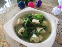 豆腐炖小白菜