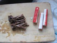 茶树菇蟹棒卷