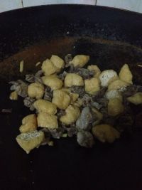 鸡肾豆卜炒豆角