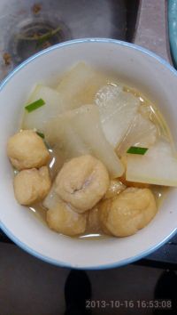 塞肉油泡冬瓜汤