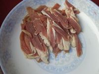 肉丝炒四棱梅豆