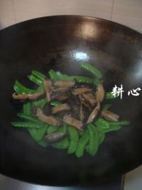 香菇炒荷兰豆