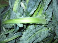 菜花叶子小豆腐