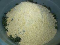 菜花叶子小豆腐