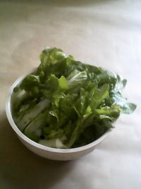 青菜鸡蛋面