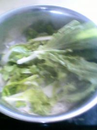 青菜鸡蛋面