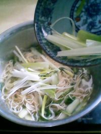 青菜鸡蛋面