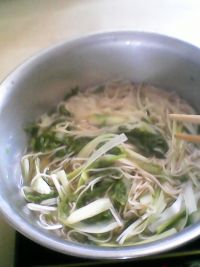 青菜鸡蛋面
