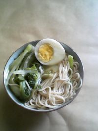 青菜鸡蛋面