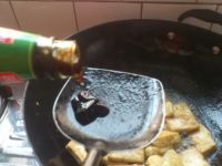 小葱煎豆腐