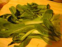 油菜炒黑蘑