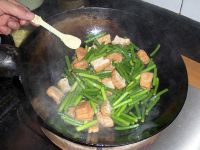 豆泡蒜苗
