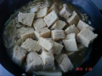 白菜炖冻豆腐