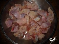 鸡翅炒秋葵
