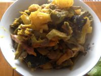 豆角炖土豆南瓜