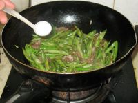 肉片炒云豆