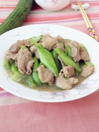 里脊肉炒丝瓜