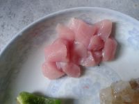 青椒鲜虾肉饼