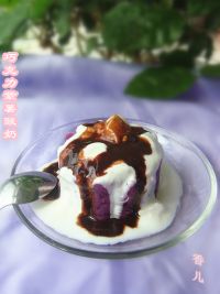巧克力酸奶紫薯