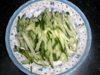 黄瓜包菜丝炒饭