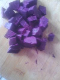 紫薯糯米粥